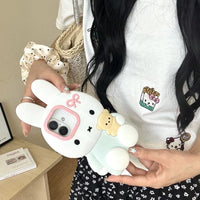 Thumbnail for Cute Sitting Miffy Silicone iPhone Case - ArtGalleryZen