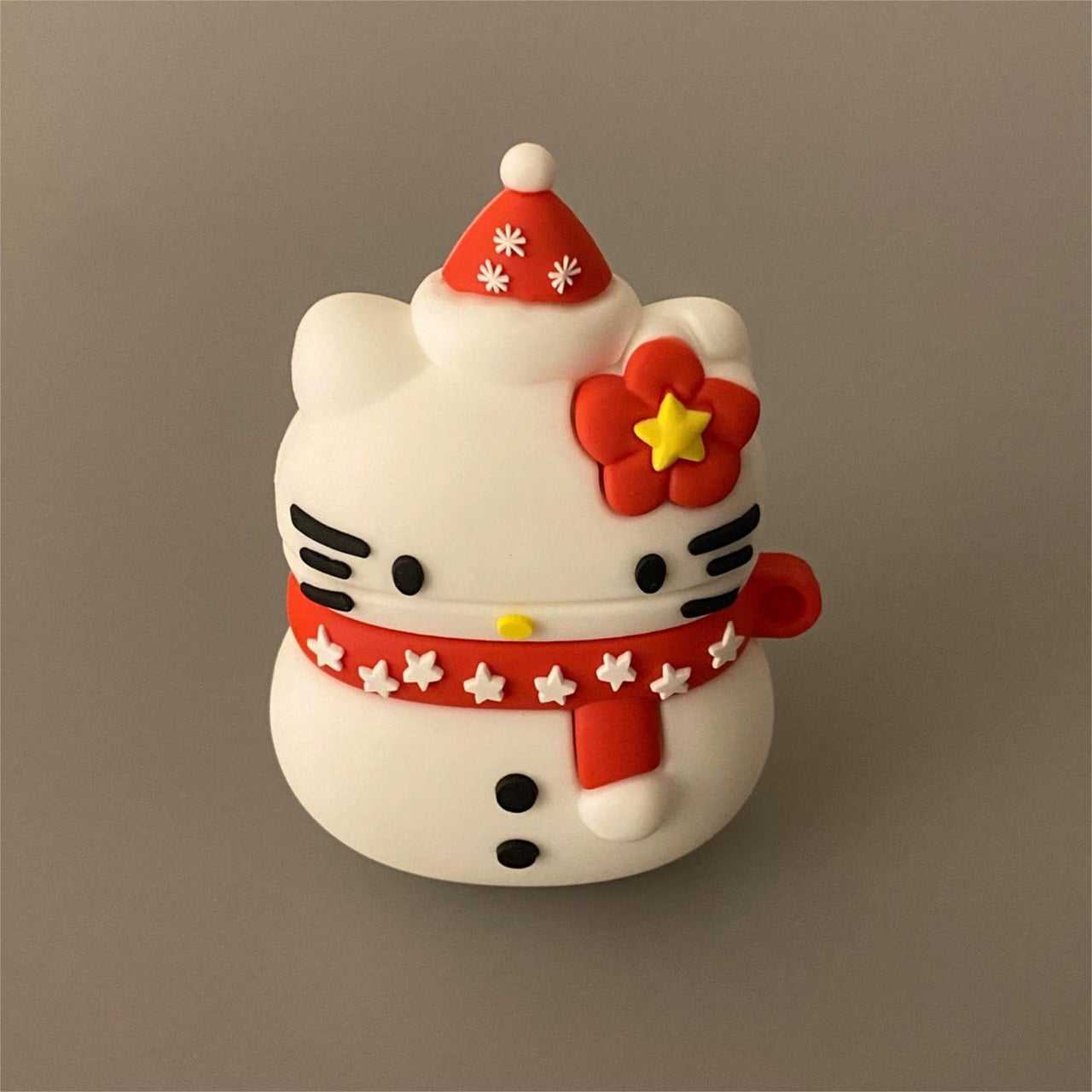 Cute Snowman Sanrio Hello Kitty Silicone AirPods Earphone Case