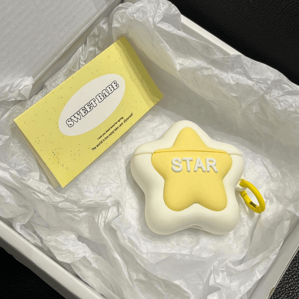 Cute Star AirPods Earphone Case - ArtGalleryZen
