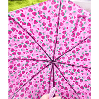 Thumbnail for Cute Strawberry Folding Umbrella - ArtGalleryZen
