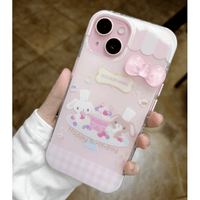 Thumbnail for Cute Sugarbunnies 3D Bowknot iPhone Case - ArtGalleryZen