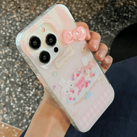 Thumbnail for Cute Sugarbunnies 3D Bowknot iPhone Case - ArtGalleryZen