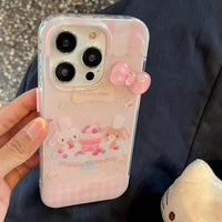Thumbnail for Cute Sugarbunnies 3D Bowknot iPhone Case - ArtGalleryZen