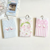 Thumbnail for Cute Sugarbunnies Kpop Keychain Photocard Holder - ArtGalleryZen
