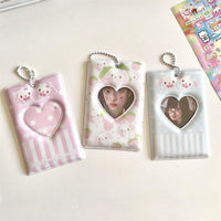 Thumbnail for Cute Sugarbunnies Kpop Keychain Photocard Holder - ArtGalleryZen
