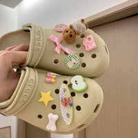 Thumbnail for Cute Sylvanian Bowknot Crocs Sandals Decoration Shoe Charms - ArtGalleryZen