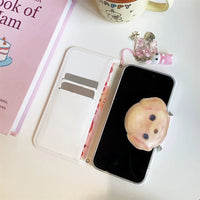 Thumbnail for Cute Sylvanian Families Leather Flip iPhone Case With Charm - ArtGalleryZen