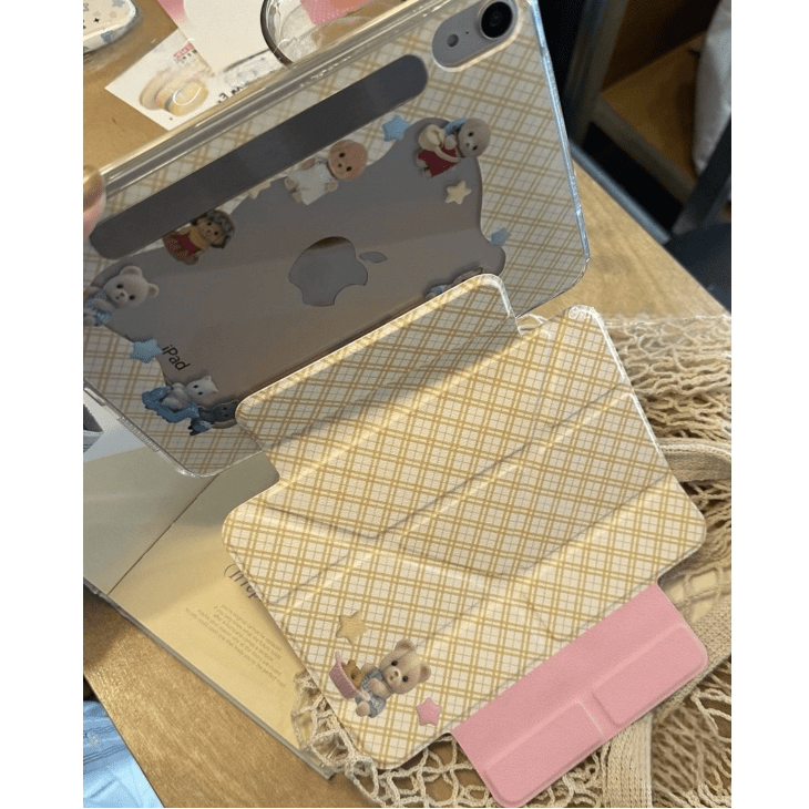 Cute Sylvanian Families Magnetic Detachable iPad Case - ArtGalleryZen
