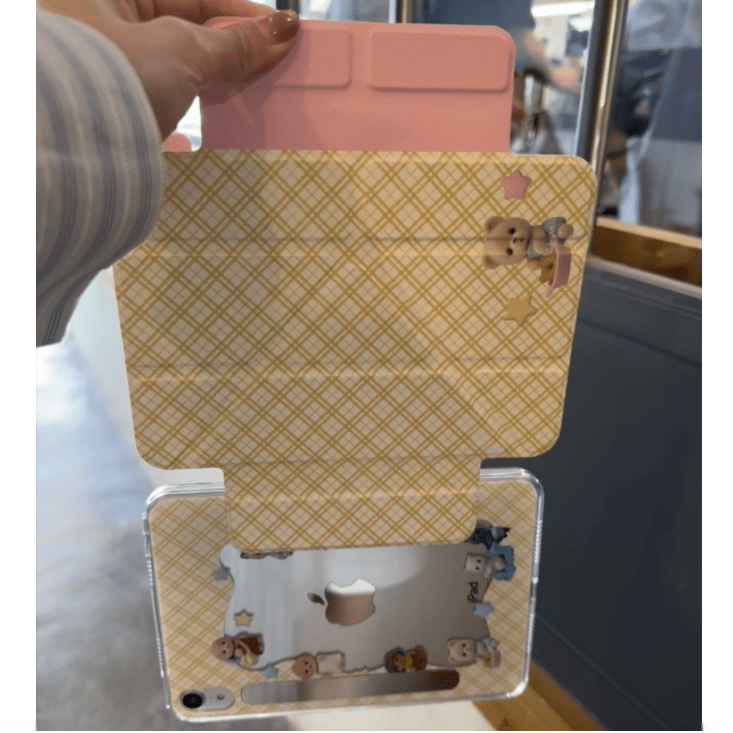 Cute Sylvanian Families Magnetic Detachable iPad Case - ArtGalleryZen