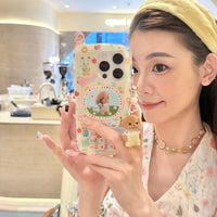 Thumbnail for Cute Sylvanian Families Phone Shaped iPhone Case With Charm - ArtGalleryZen
