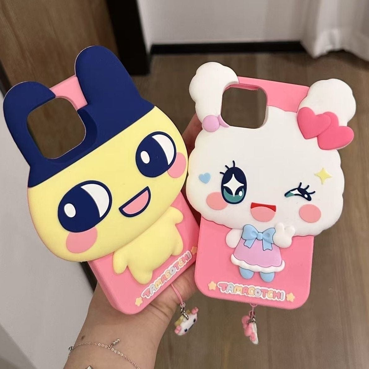 Cute Tamagotchi Silicone iPhone Case - ArtGalleryZen