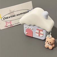 Thumbnail for Cute Teddy Bear House AirPods Earphone Case - ArtGalleryZen