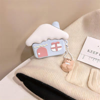 Thumbnail for Cute Teddy Bear House AirPods Earphone Case - ArtGalleryZen