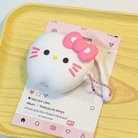 Thumbnail for Cute Teeth Hello Kitty AirPods Earphone Case With Charm