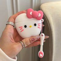 Thumbnail for Cute Teeth Hello Kitty AirPods Earphone Case With Charm