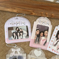 Thumbnail for Cute Tomato Cat Puppy Kpop Keychain Photocard Holder - ArtGalleryZen