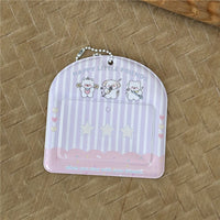 Thumbnail for Cute Tomato Cat Puppy Kpop Keychain Photocard Holder - ArtGalleryZen