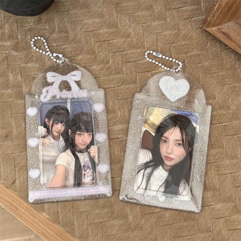 Cute Tomato Cat Puppy Kpop Keychain Photocard Holder - ArtGalleryZen