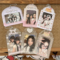 Thumbnail for Cute Tomato Cat Puppy Kpop Keychain Photocard Holder - ArtGalleryZen