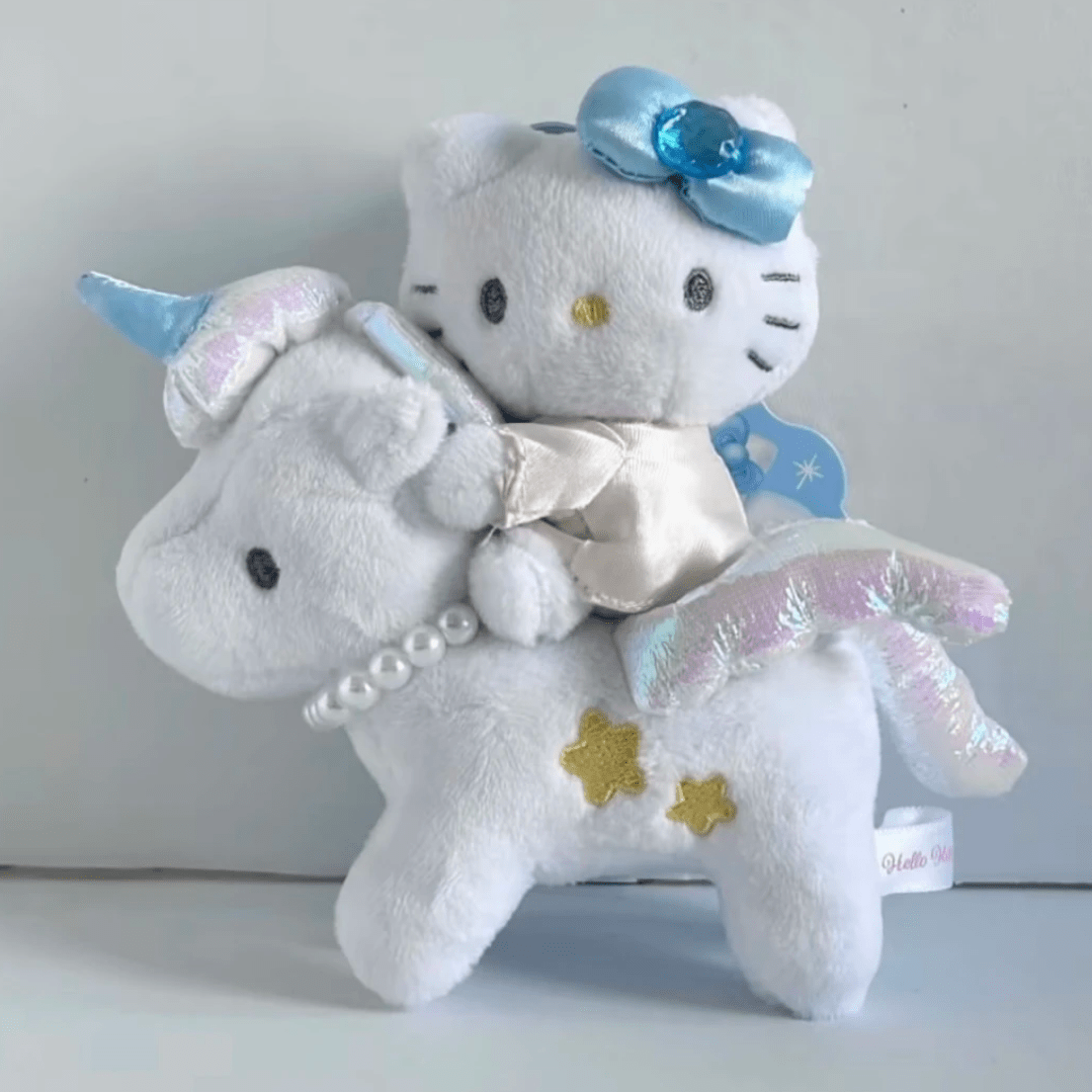 Cute Unicorn Hello Kitty Plush Keychain Doll - ArtGalleryZen