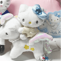 Thumbnail for Cute Unicorn Hello Kitty Plush Keychain Doll - ArtGalleryZen