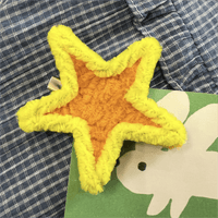 Thumbnail for Cute Y2K Plush Star Hair Clip - ArtGalleryZen