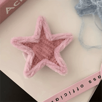 Thumbnail for Cute Y2K Plush Star Hair Clip - ArtGalleryZen