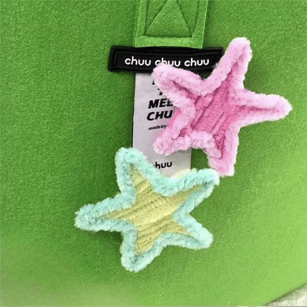 Cute Y2K Plush Star Hair Clip