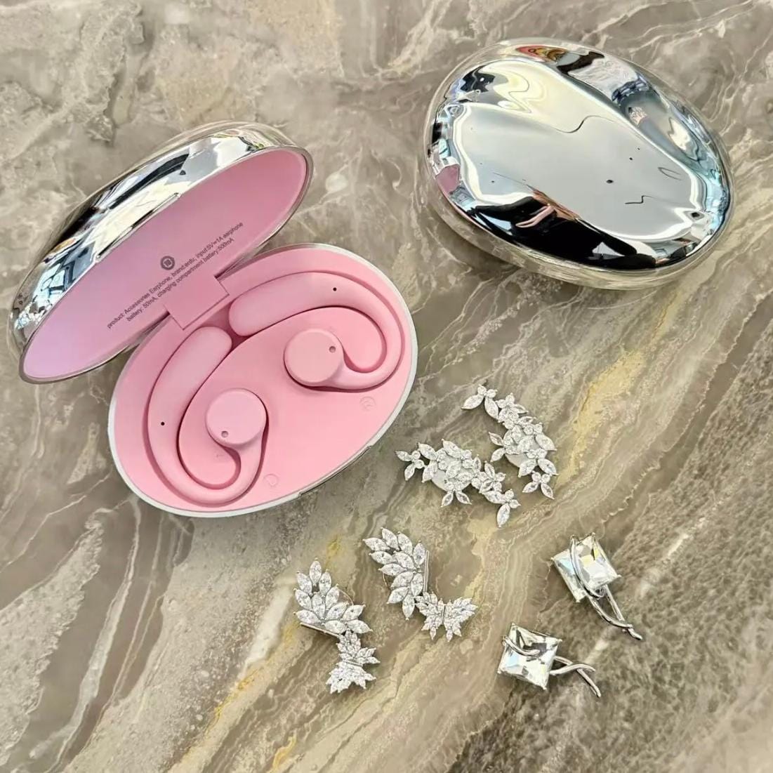 Cyberpunk Replaceable Magnetic Decor Wireless Bluetooth Earphones - ArtGalleryZen