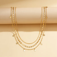 Thumbnail for Dainty 3Pcs Star Tassel Curb Belly Chain Set