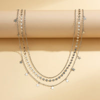 Thumbnail for Dainty 3Pcs Star Tassel Curb Belly Chain Set