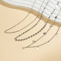 Thumbnail for Dainty 3Pcs Star Tassel Curb Belly Chain Set