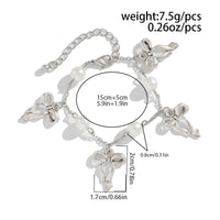 Thumbnail for Dainty Bowknot Tassel Pearl Chain Bracelet - ArtGalleryZen