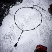 Thumbnail for Dainty Crystal Pendant Y Necklace - ArtGalleryZen