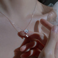 Thumbnail for Dainty CZ Inlaid Enamel Daisy Necklace - ArtGalleryZen