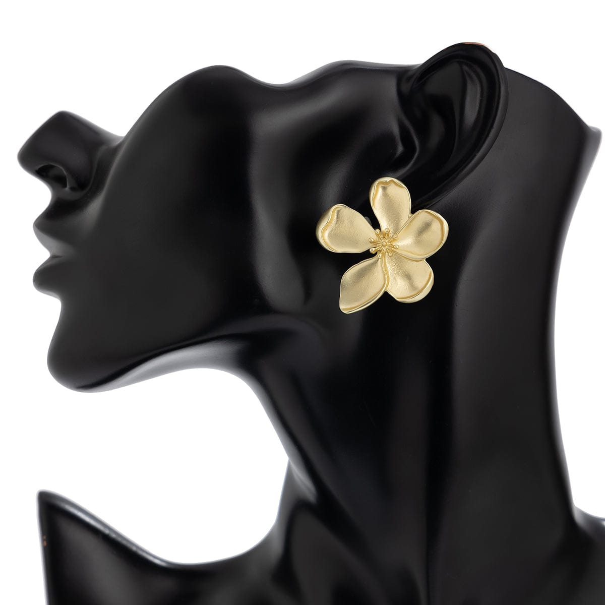 Dainty Gold Silver Plated Flower Stud Earrings - ArtGalleryZen