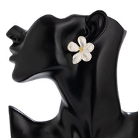 Thumbnail for Dainty Gold Silver Plated Flower Stud Earrings - ArtGalleryZen