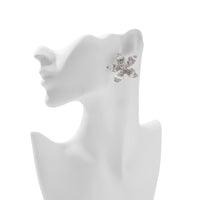 Thumbnail for Dainty Gold Silver Tone Flower Stud Earrings - ArtGalleryZen