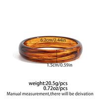 Thumbnail for Dainty Gradient Resin Bangle Bracelet Set - ArtGalleryZen