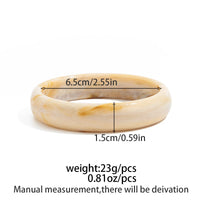 Thumbnail for Dainty Gradient Resin Bangle Bracelet Set - ArtGalleryZen