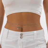 Thumbnail for Dainty Layered Rhinestone Belly Chain Set - ArtGalleryZen