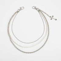 Thumbnail for Dainty Layering Cross Pendant Pearl Trouser Chain - ArtGalleryZen