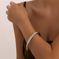 Thumbnail for Dainty Minimalist Glossy Bangle Bracelet