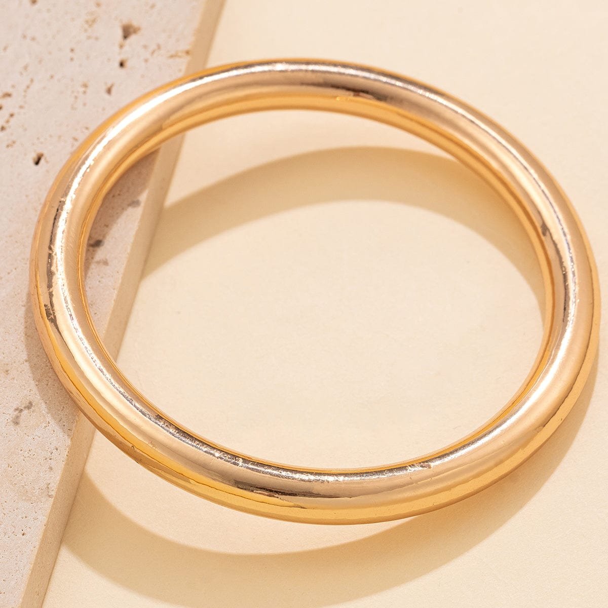 Dainty Minimalist Glossy Bangle Bracelet