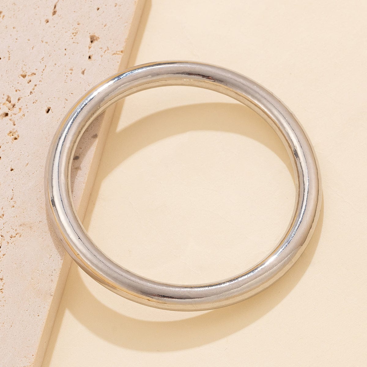 Dainty Minimalist Glossy Bangle Bracelet