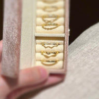 Thumbnail for Dainty Rhinestone Inlaid Curved Open Ring - ArtGalleryZen