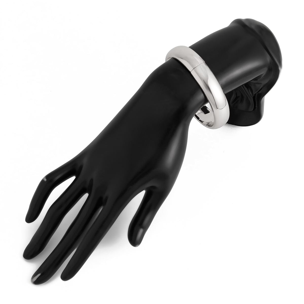 Delicate Gold Silver Plated Glossy Bangle Bracelet - ArtGalleryZen