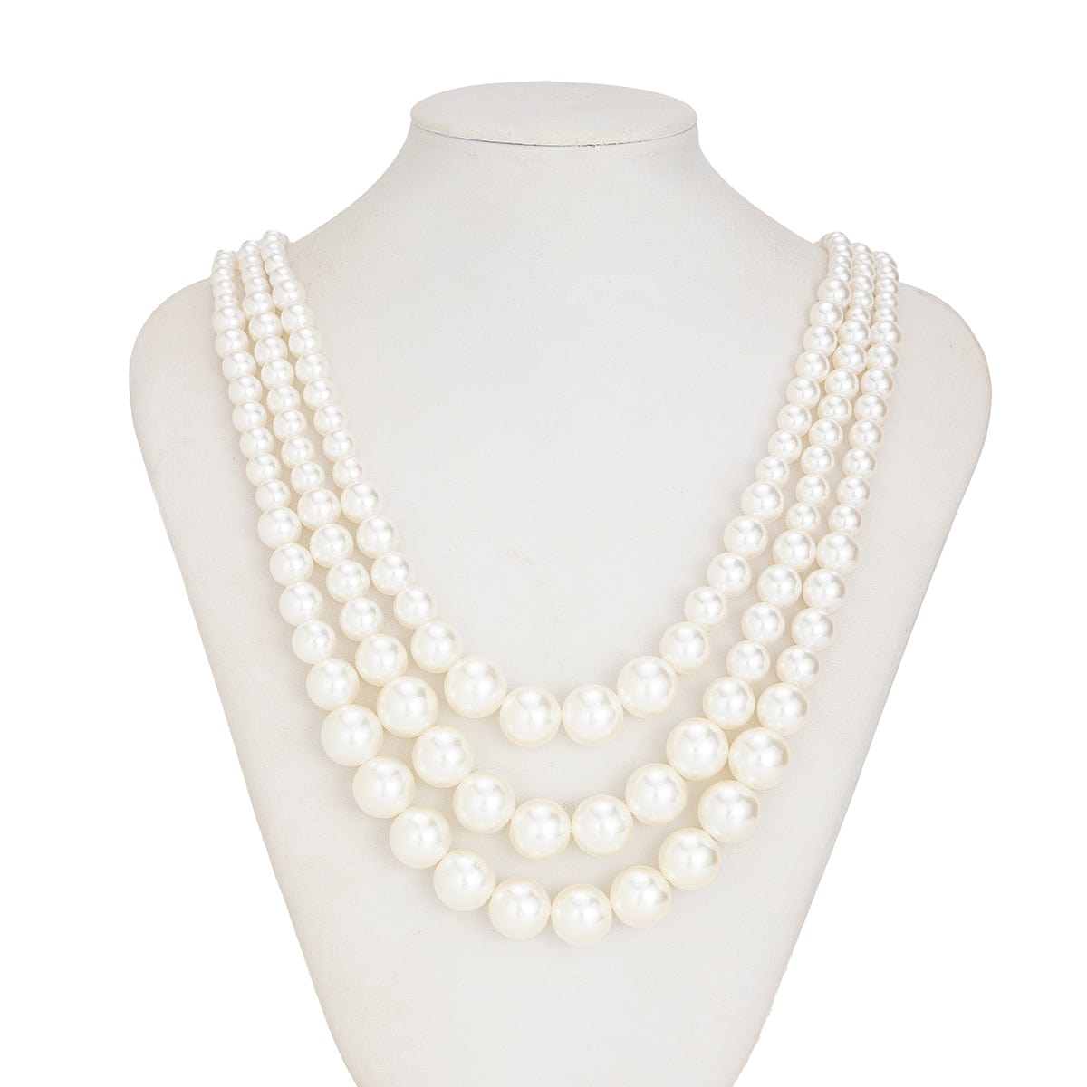 Delicate Layered Pearl Chain Necklace - ArtGalleryZen