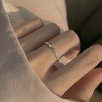 Thumbnail for Delicate S925 Silver Swan Open Ring