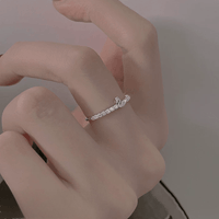 Thumbnail for Delicate S925 Silver Swan Open Ring